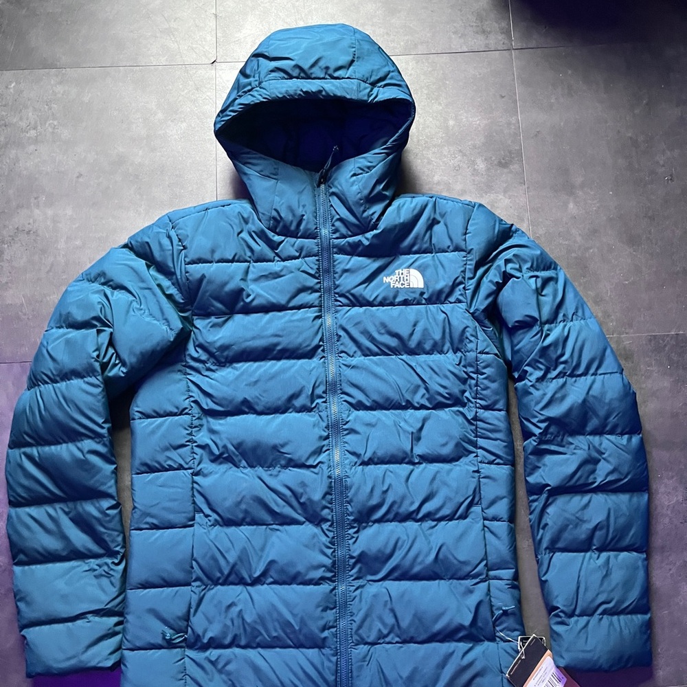 The North Face Teal Hooded Jacket